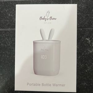 Baby’s Brew portable bottle warmer with adapter NEVER USED